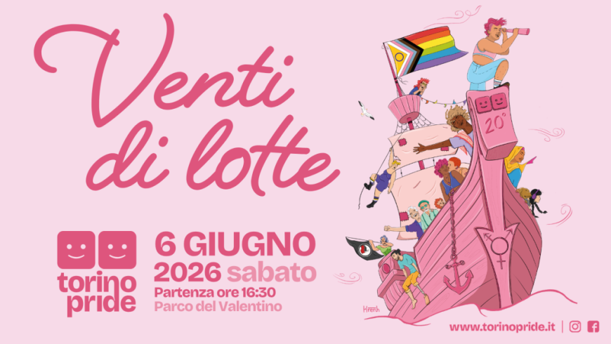 Logo "Venti di lotte" Torino Pride