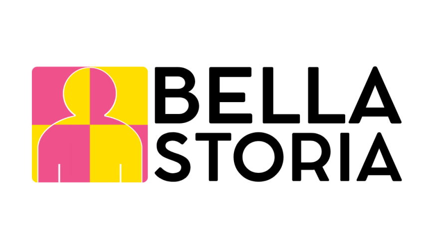 Logo e scritta Bella Storia 