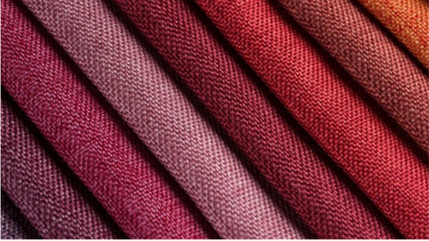 Pezzi di tessuto colorati