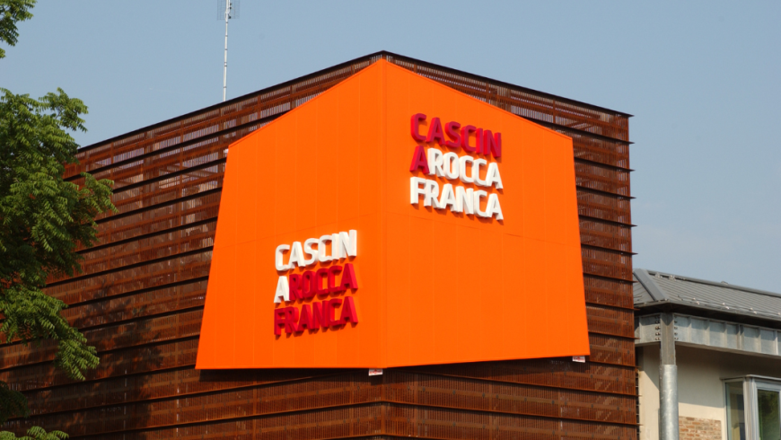 Foto di una porzione dell'edificio di Cascina Roccafranca