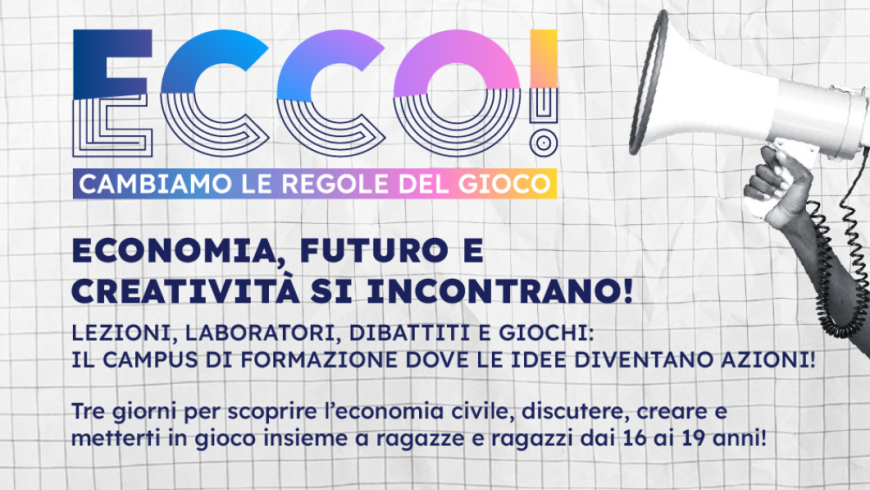scritta Ecco! Cambiamo le regole del gioco e descrizione dell'iniziativa