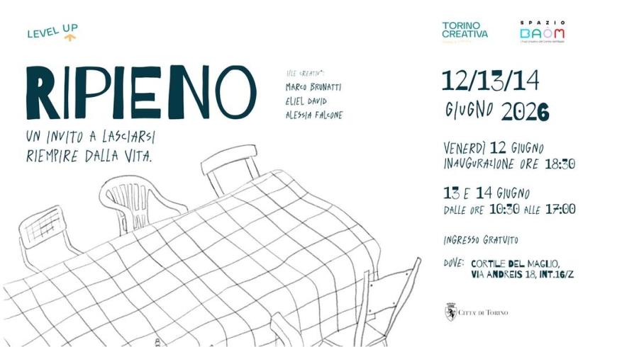locandina level up giugno 2026