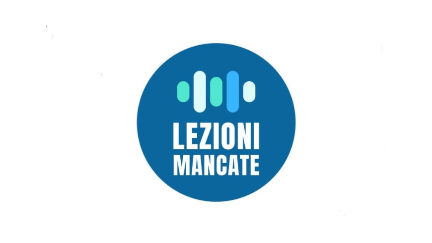 scritta Lezioni mancate dentro a un cerchio blu