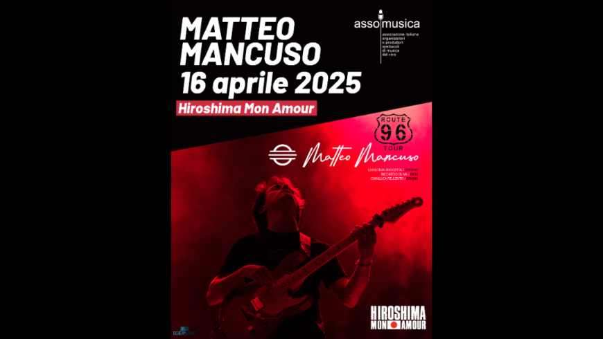 Tour Matteo Mancuso