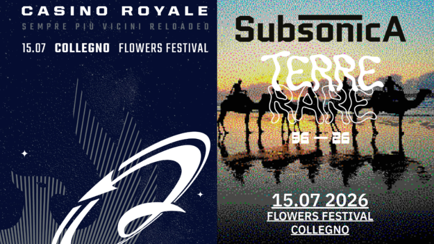 Subsonica e Casino Royale al Flowers Festival