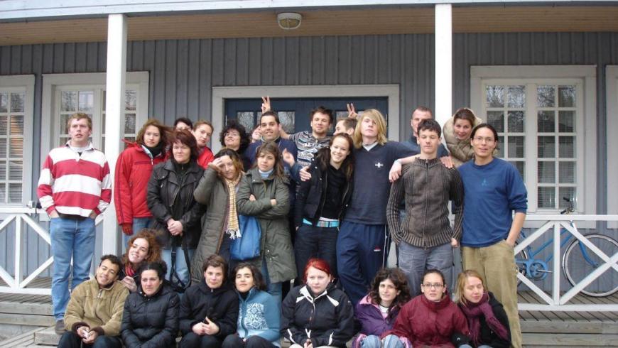 ragazzi e ragazze a Villa Elba, Kokkola, Finlandia