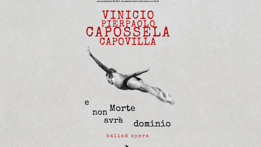 Locandina Vinicio Capossela