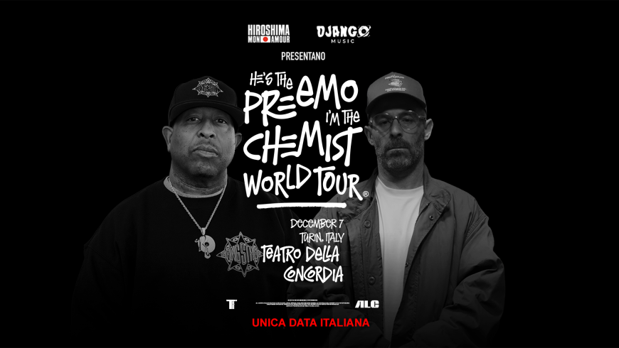 locandina con titolo dell'evento e foto dei due artisti