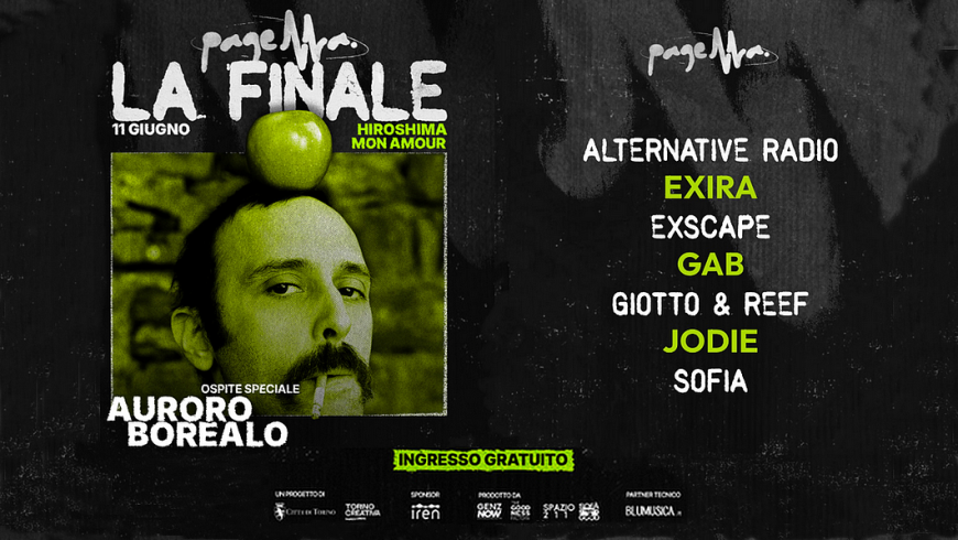 locandina finale Pagella Live a Hiroshima Mon Amour giovedì 11 giugno 2026