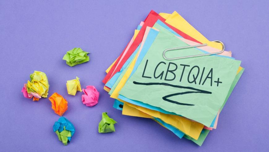 Post it colorati LGBTQIA+