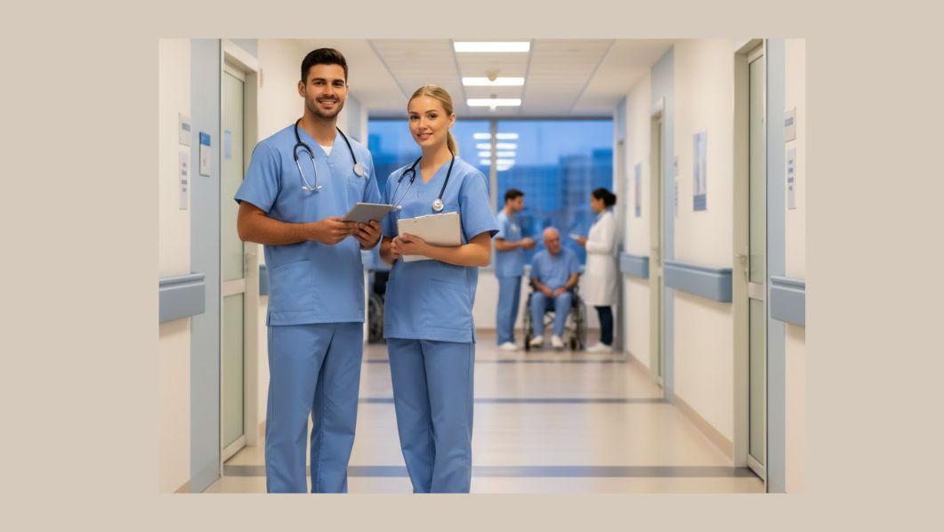 infermiere ed infermiera in ospedale